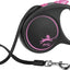 Flexi Rollijn Black Design Tape Roze