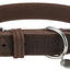 Trixie Halsband Hond Rustic Vetleer Donkerbruin