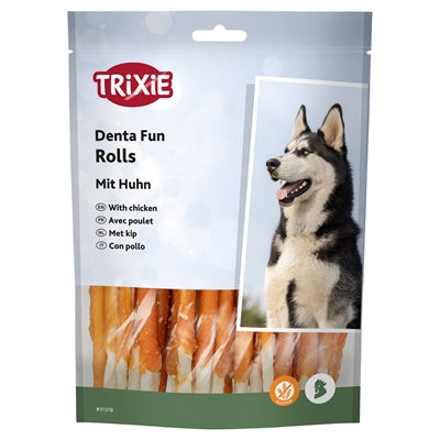 Trixie Denta Fun Chicken Chewing Rolls
