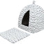Trixie Kattenmand Iglo Mila Pluche Wit / Grijs
