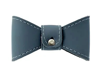 Sazzz Vlinderstrik Glamper Classic Leer Lichtblauw